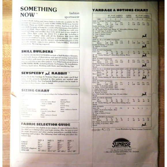 Uncut Sunrise Designs Something Now Fashion Sportswear Kids 4 5 6 7 Clothes - Picture 2 of 2